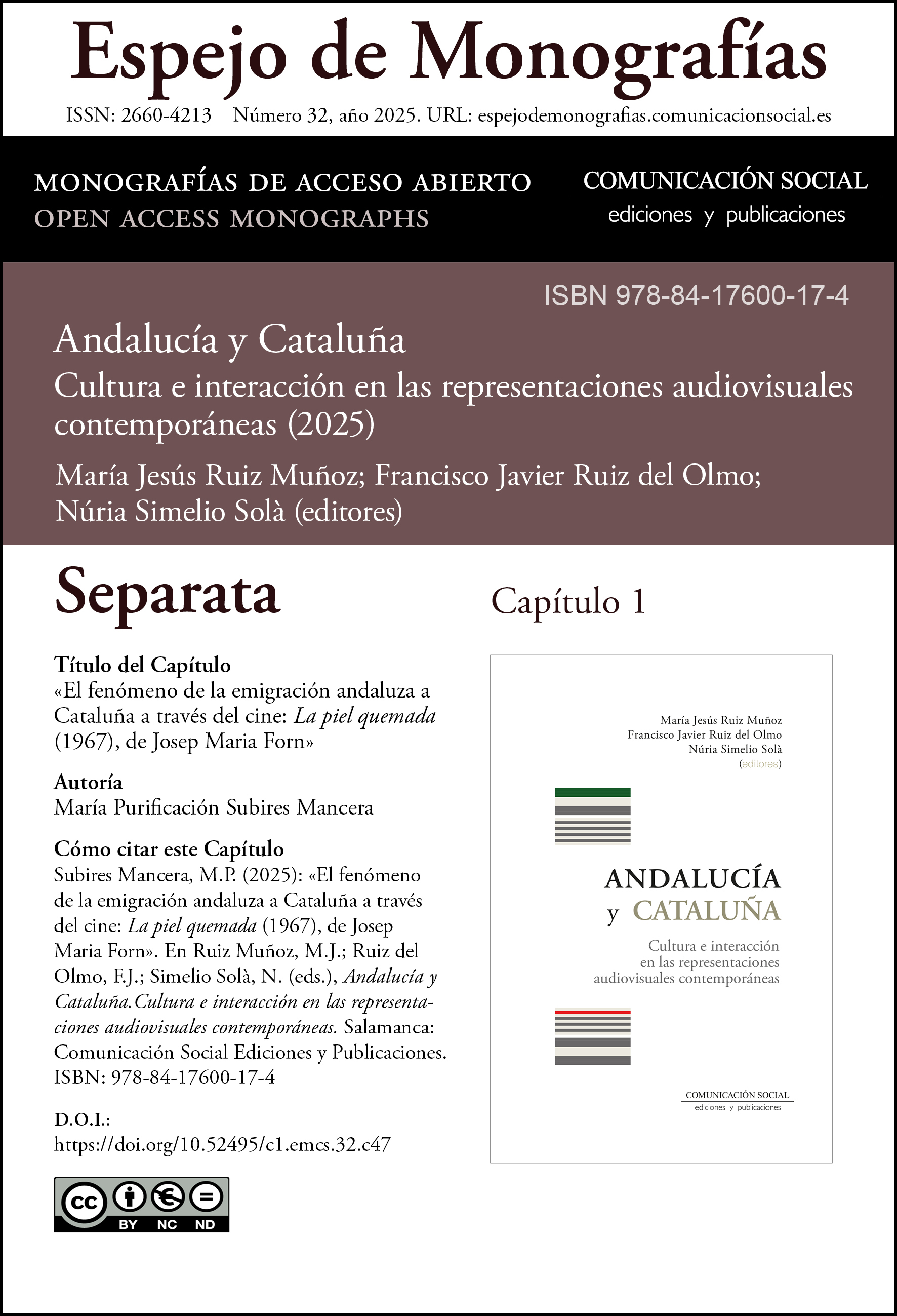 Separata correspondiente al capitulo 1