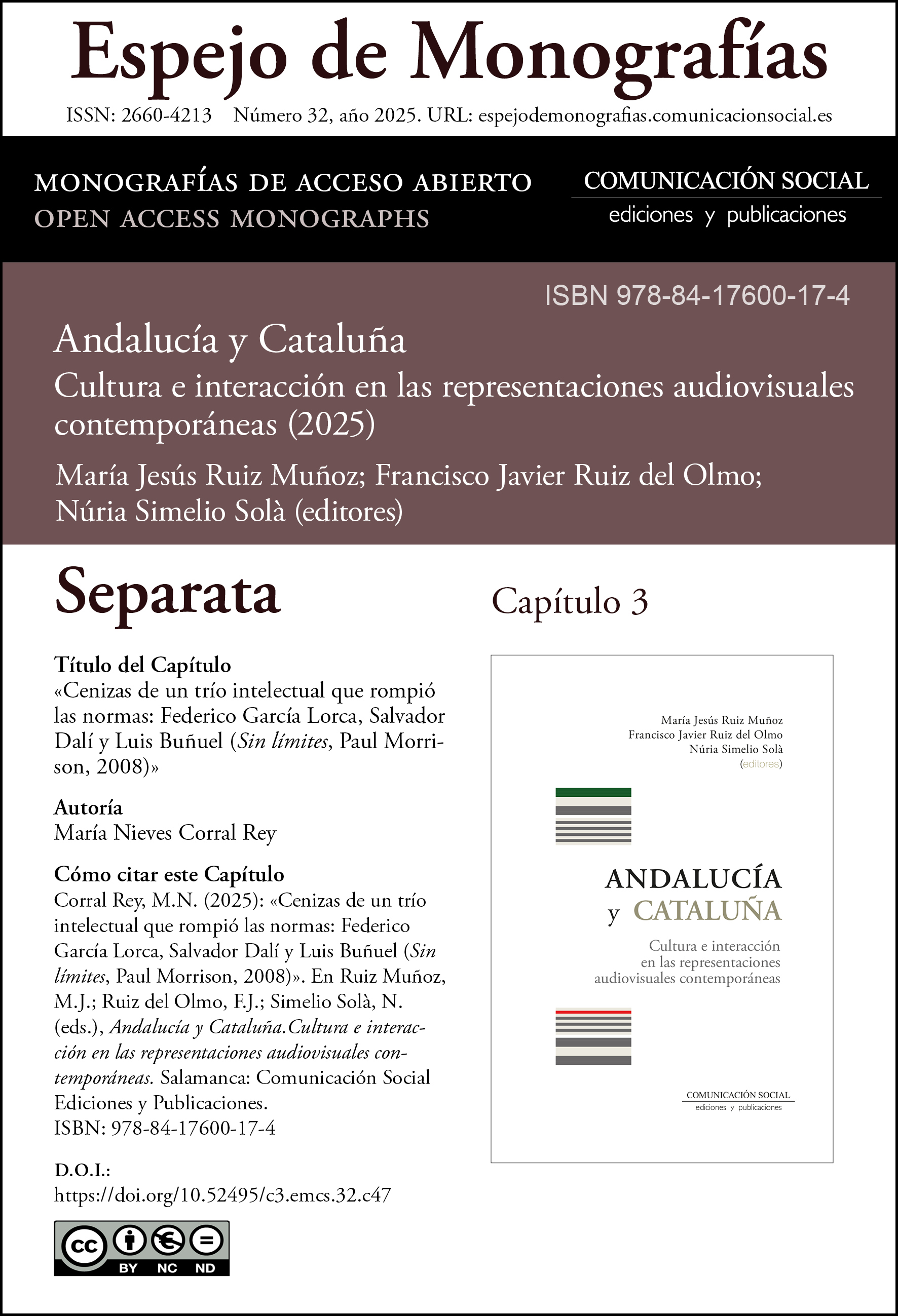 Separata correspondiente al capitulo 3