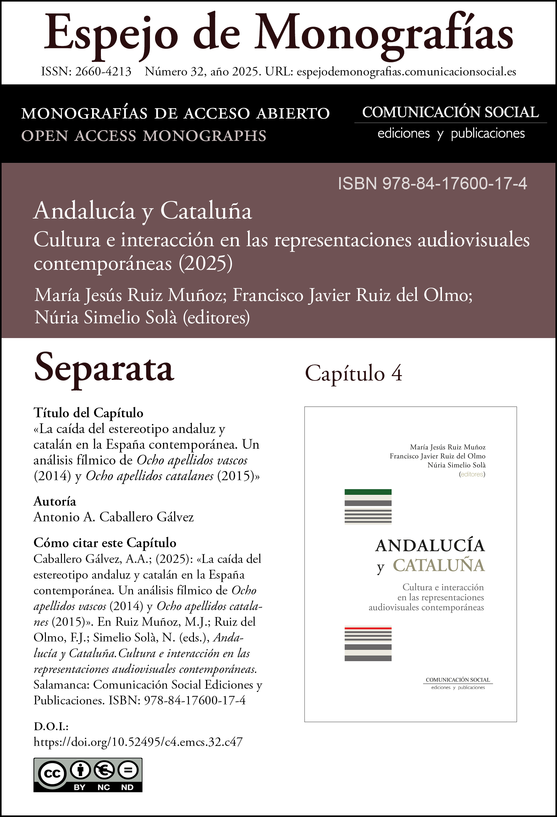 Separata correspondiente al capitulo 4