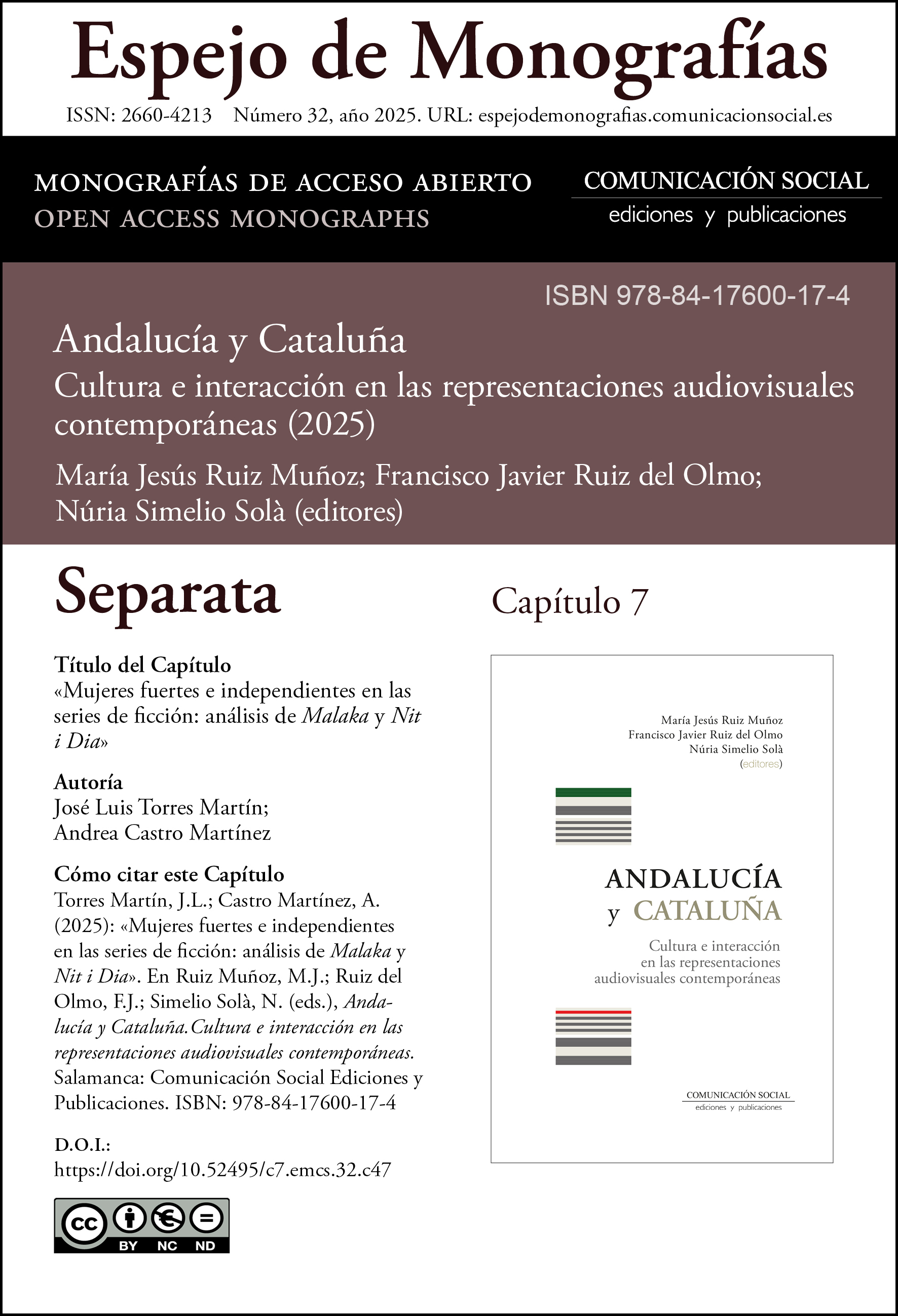 Separata correspondiente al capitulo 7