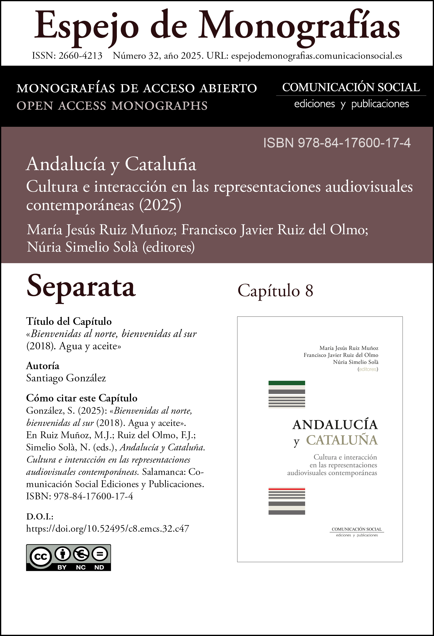 Separata correspondiente al capitulo 8