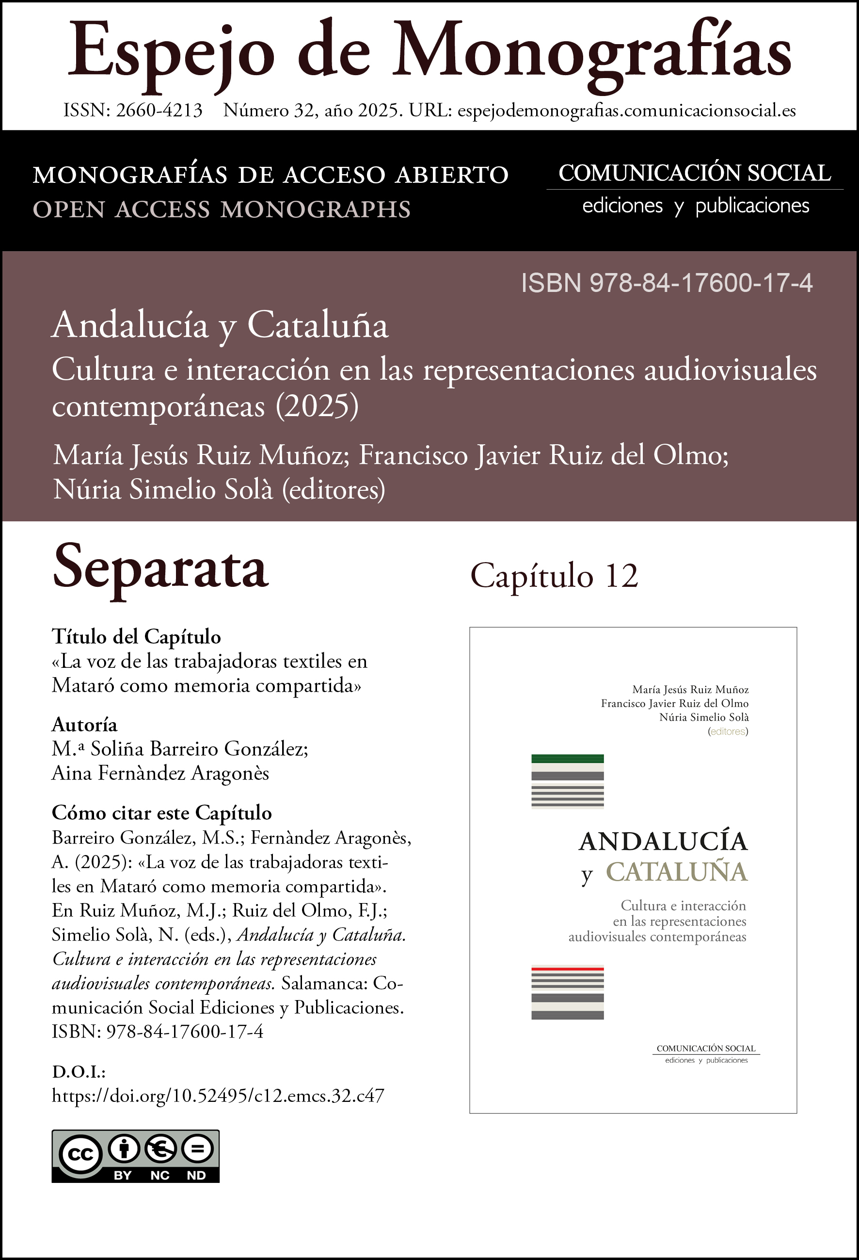 Separata correspondiente al capitulo 12