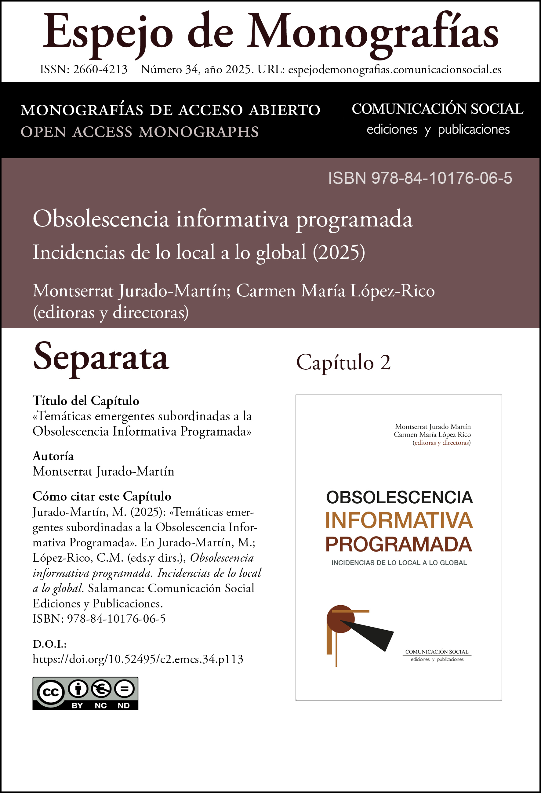 Separata correspondiente al capitulo 2