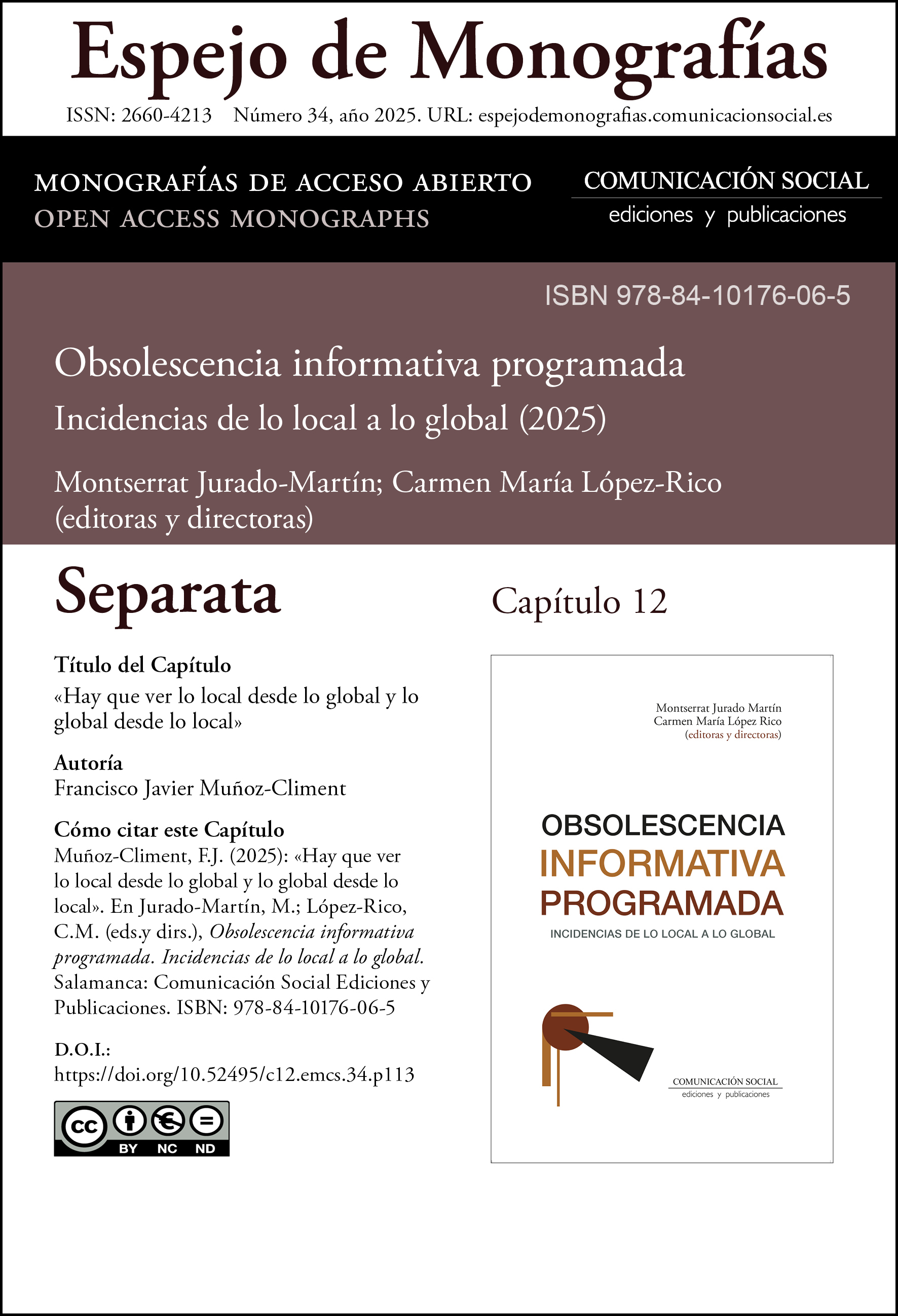 Separata correspondiente al capitulo 12