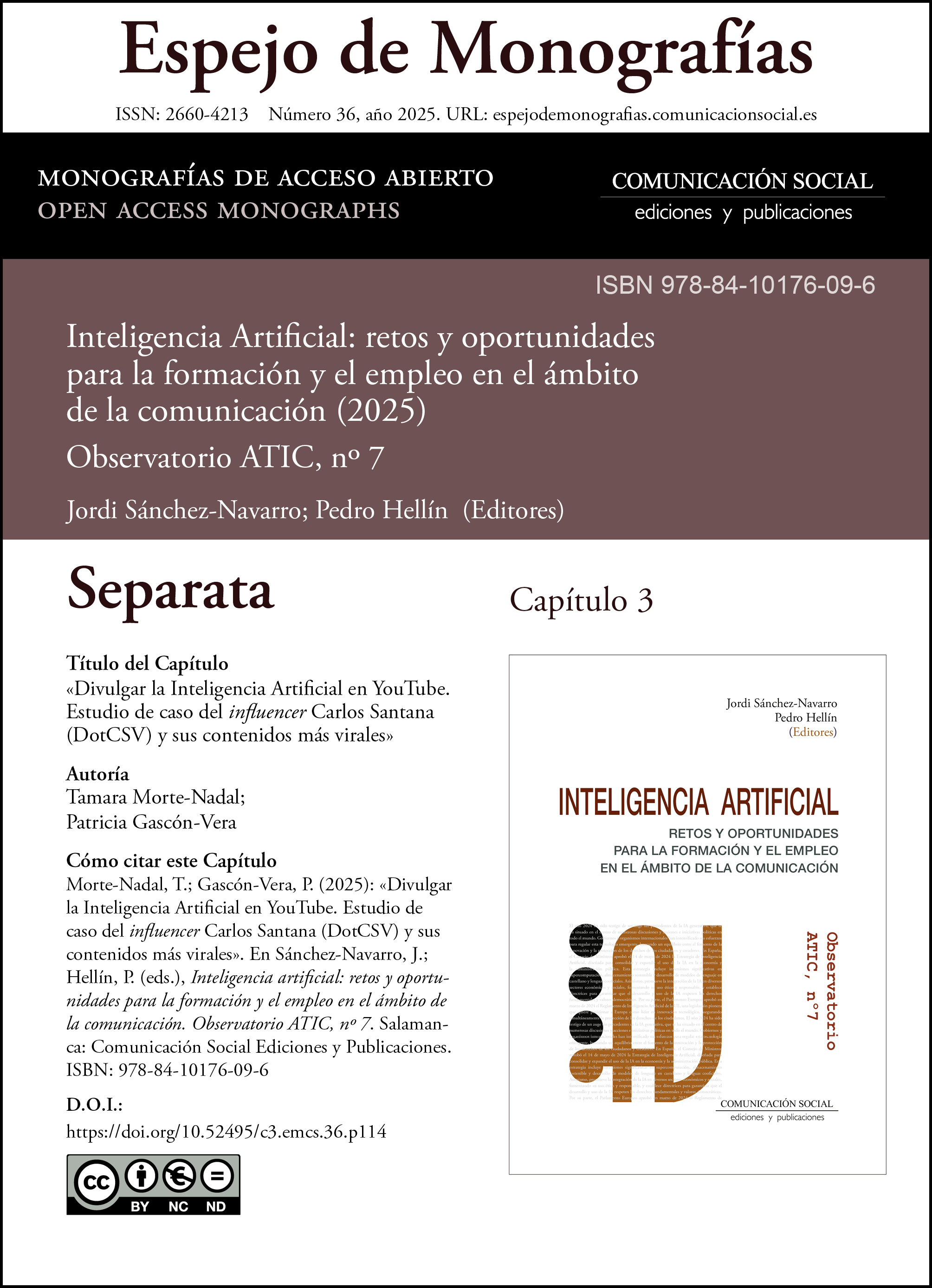 Separata correspondiente al capítulo 3