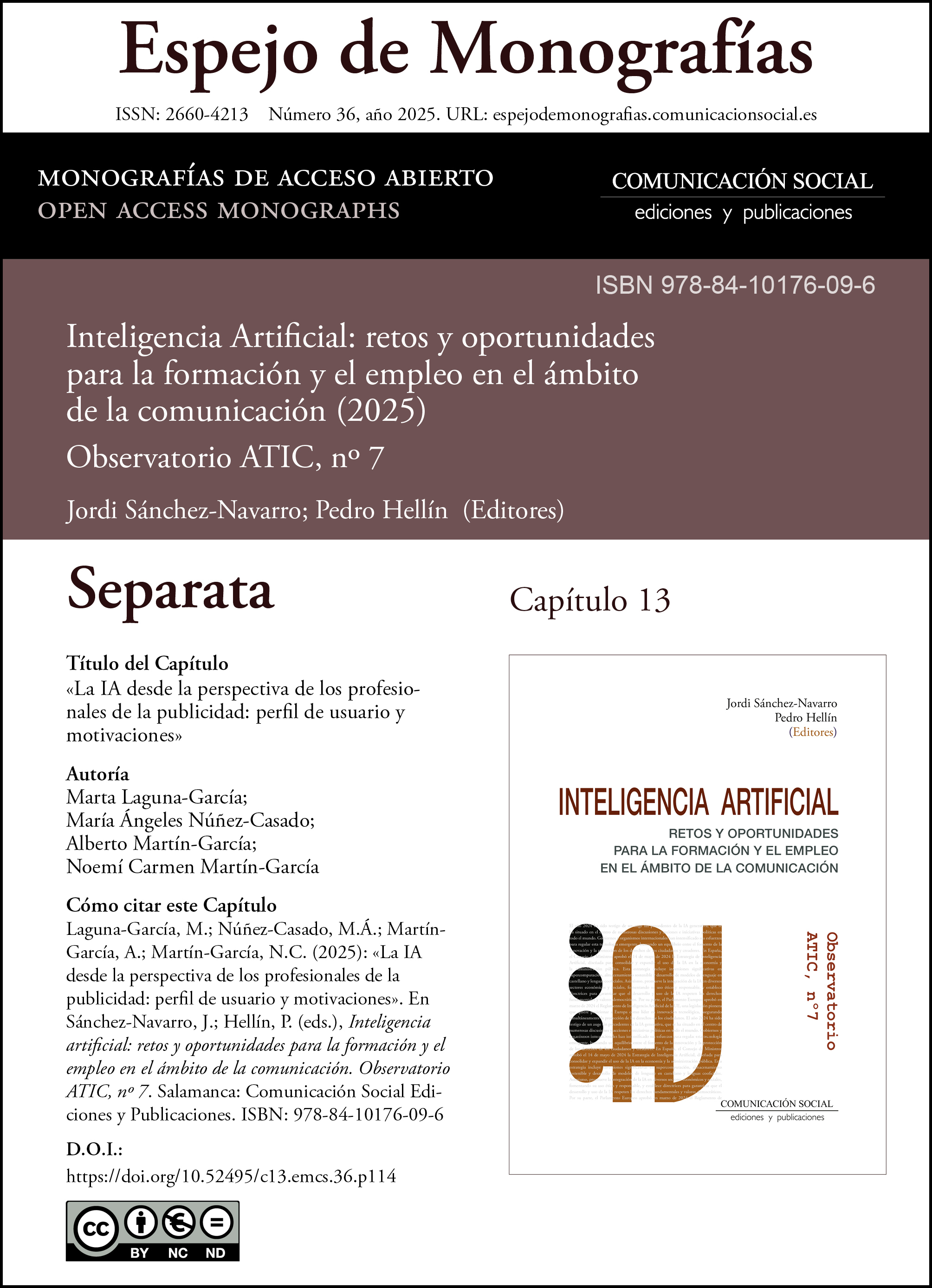 Separata correspondiente al capítulo 13