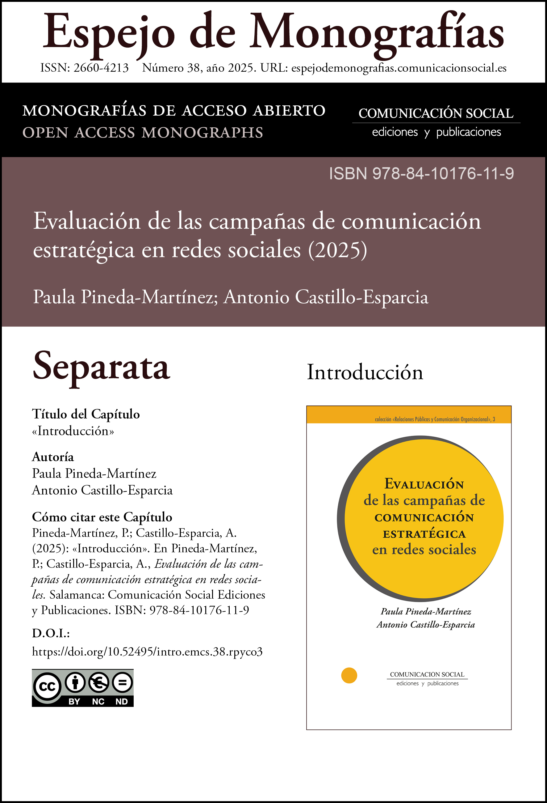 Separata correspondiente a la Introducción