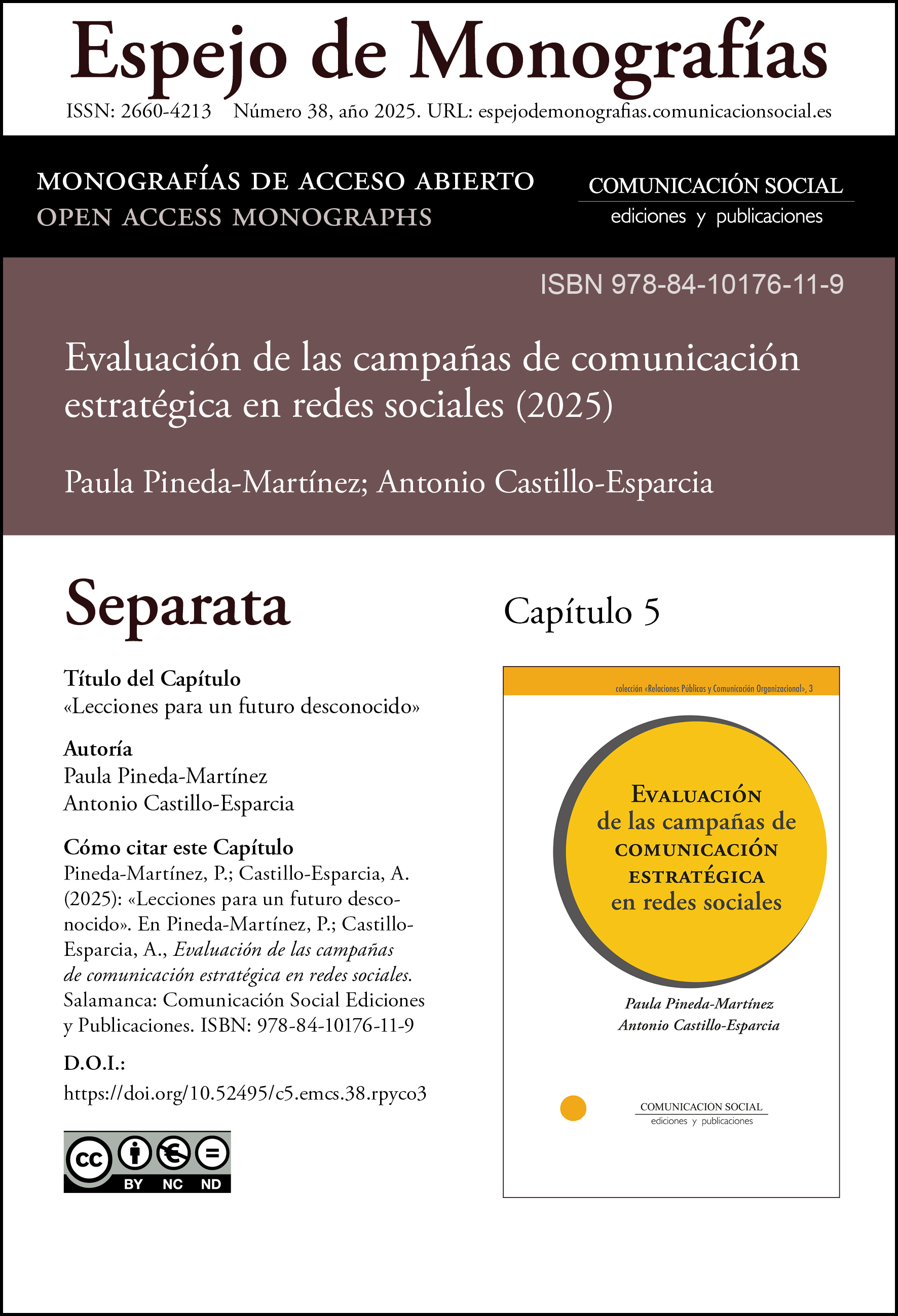 Separata correspondiente al capitulo 5