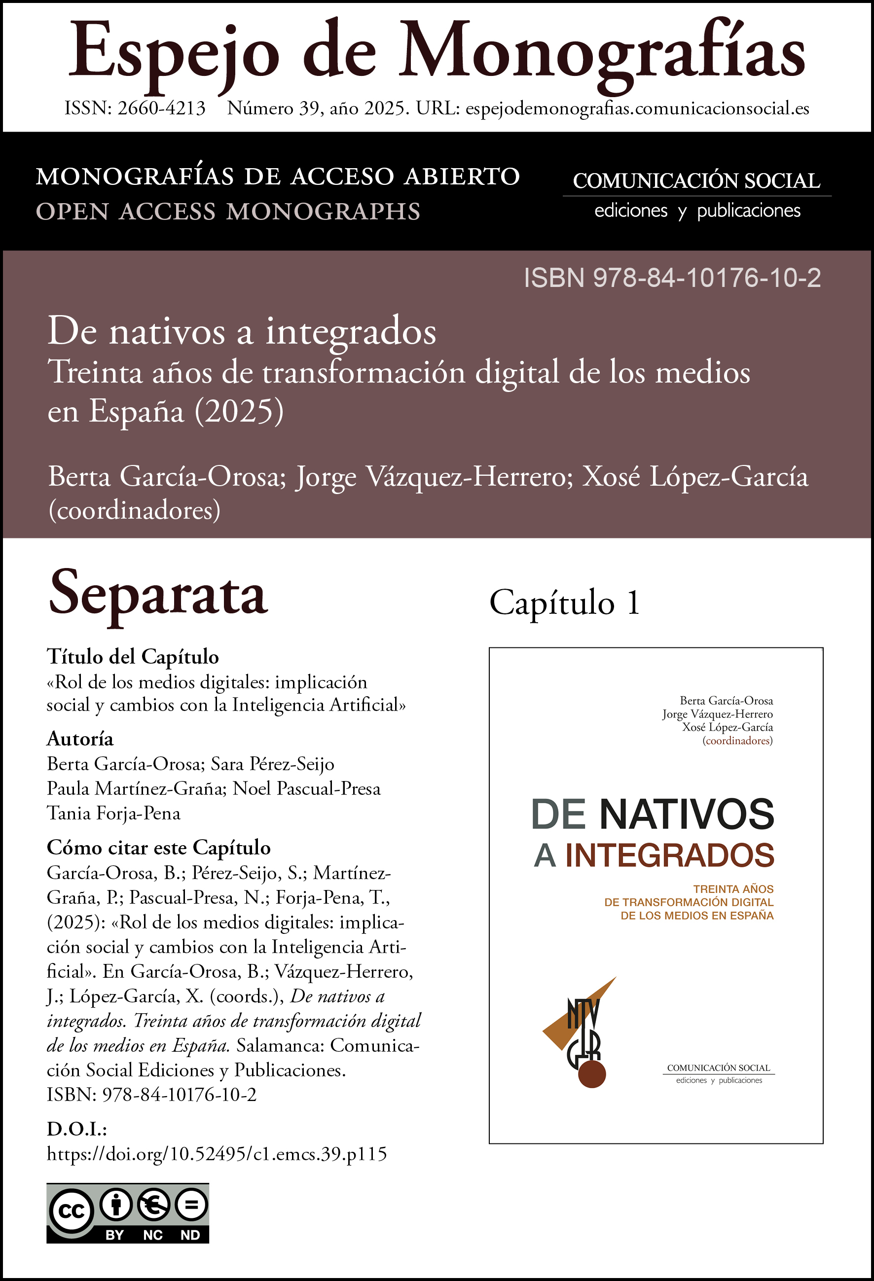 Separata correspondiente al capítulo 1