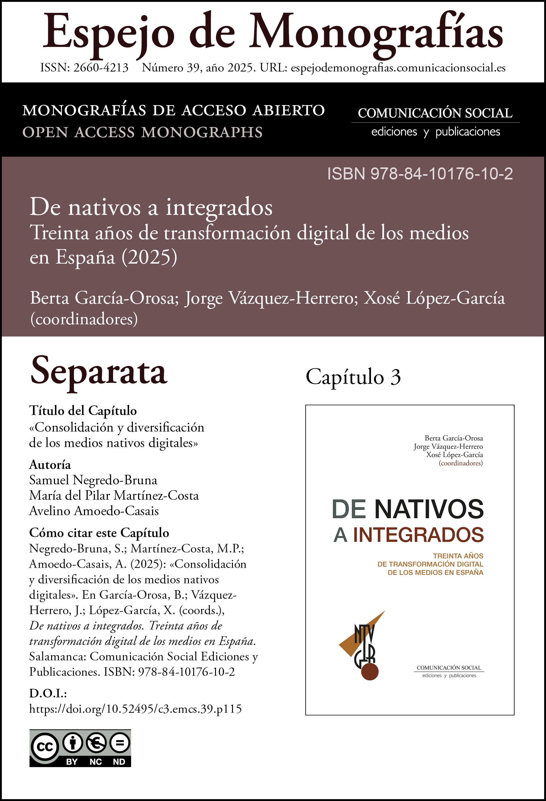 Separata correspondiente al capítulo 3