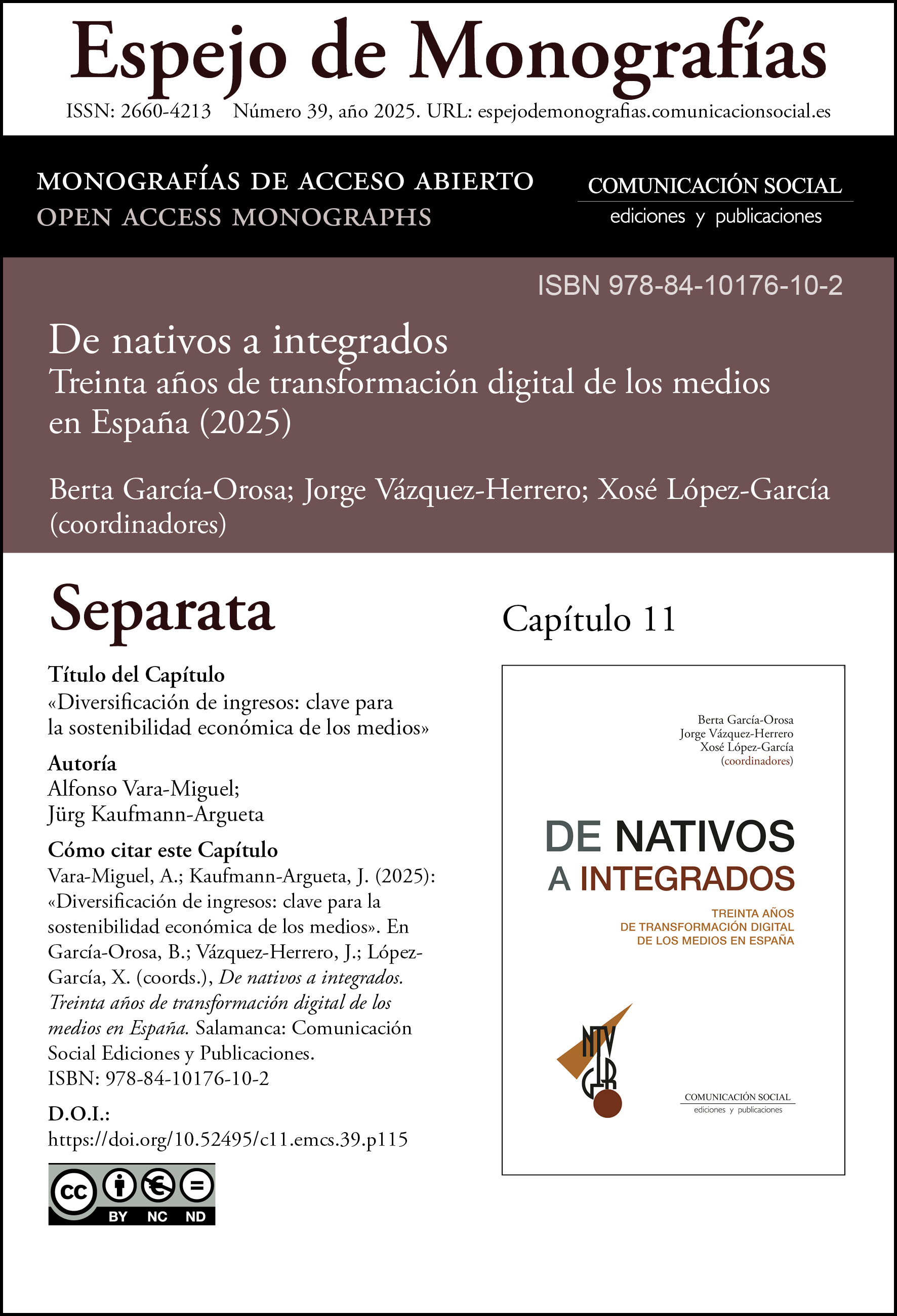 Separata correspondiente al capítulo 11