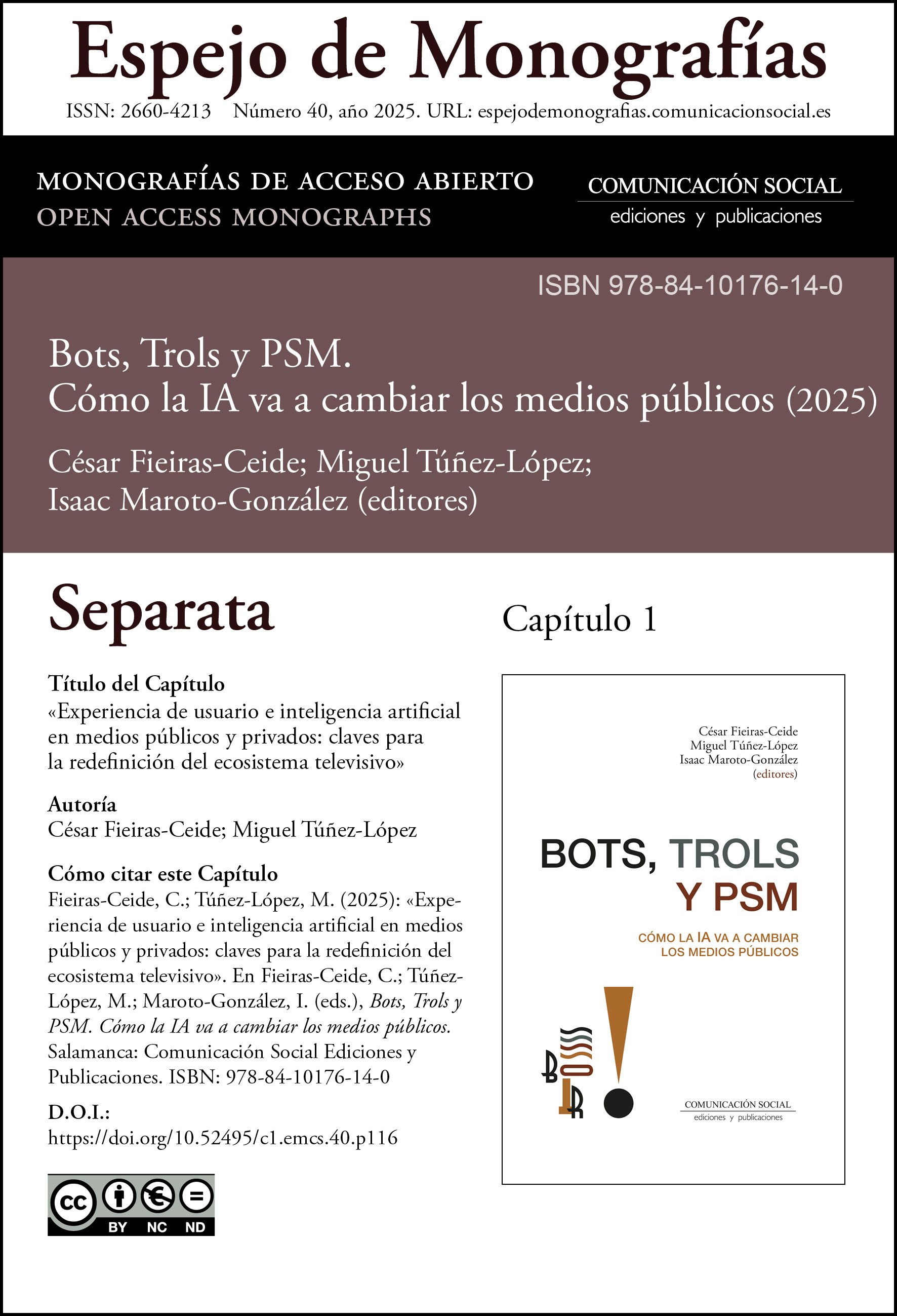 Separata correspondiente al capítulo 1