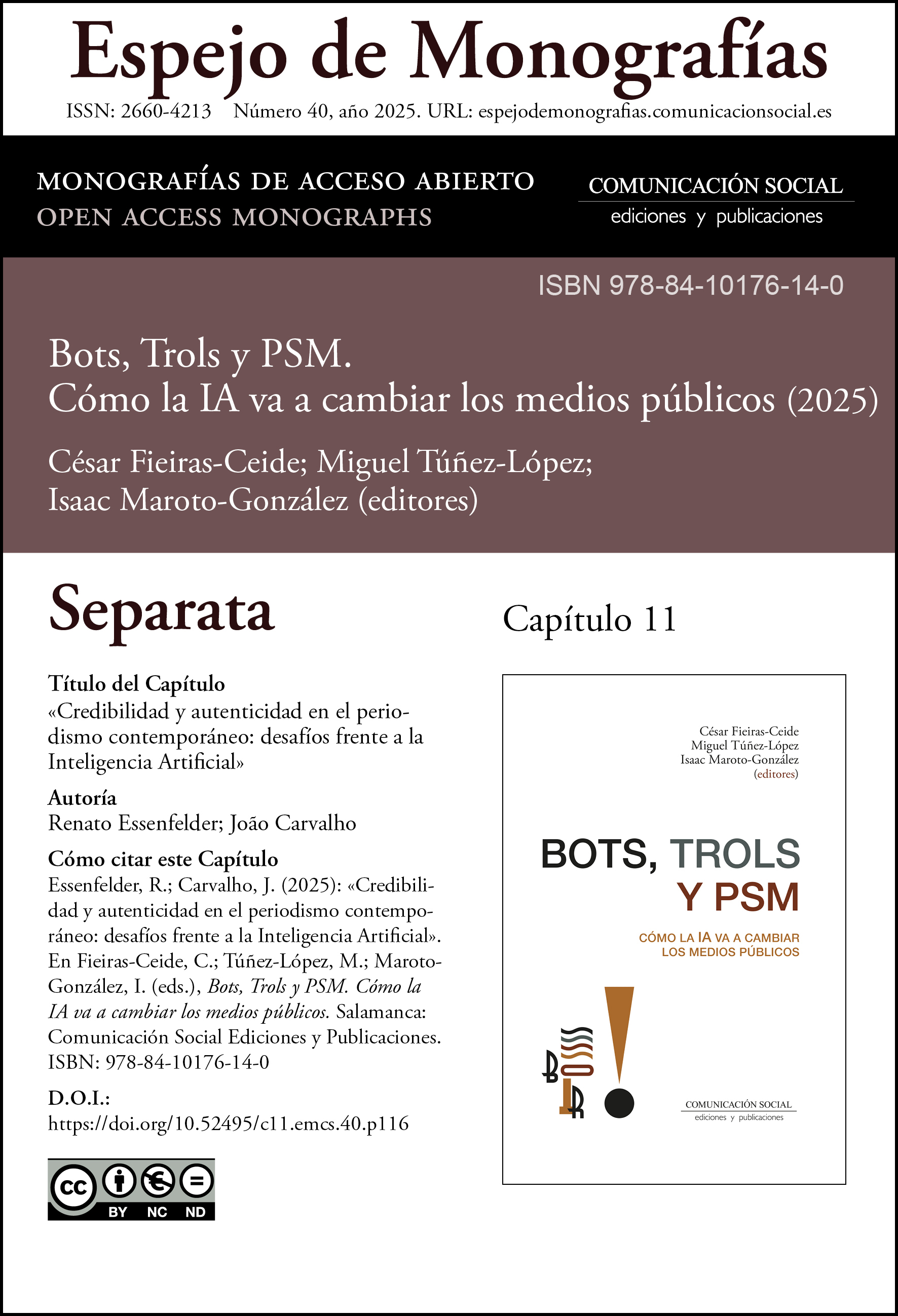 Separata correspondiente al capítulo 11