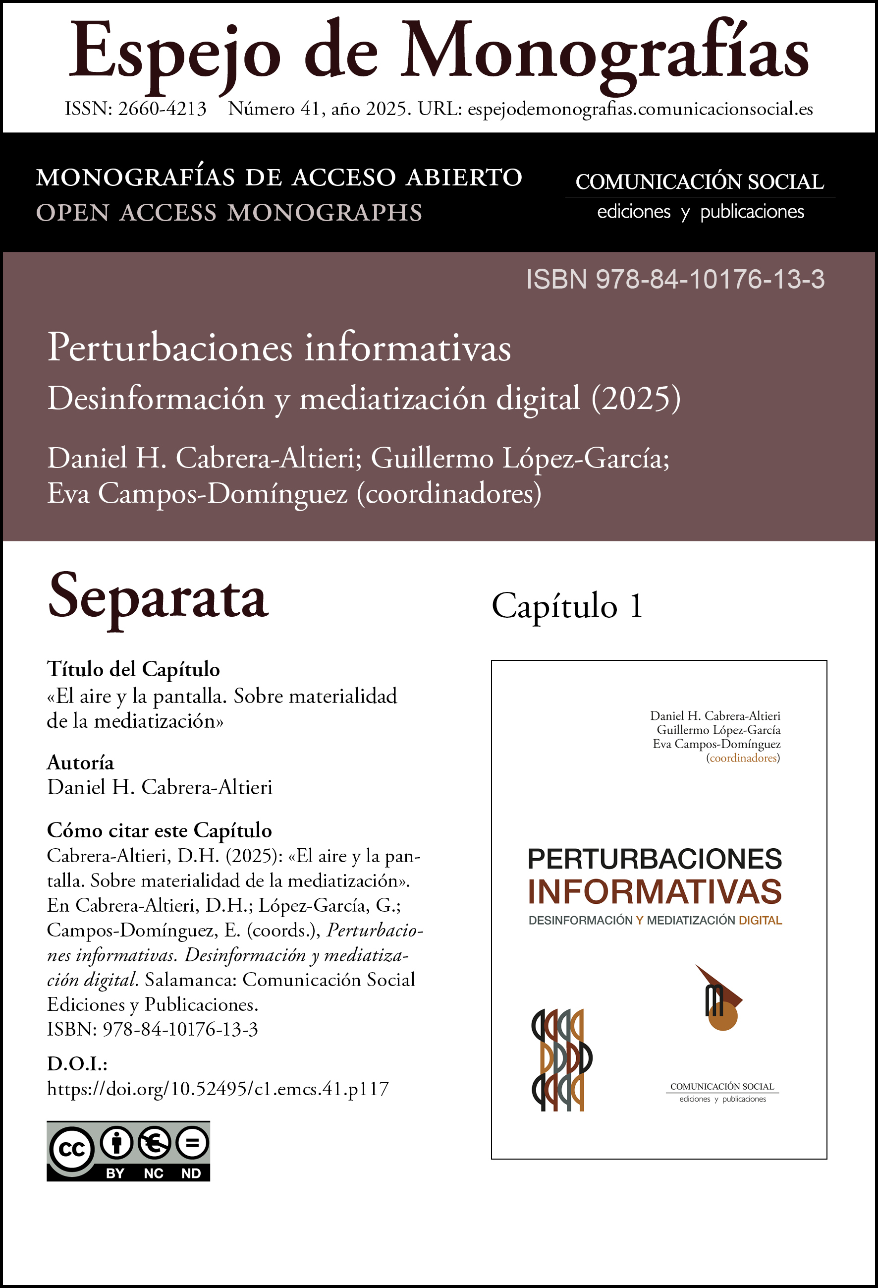 Separata correspondiente al capítulo 1