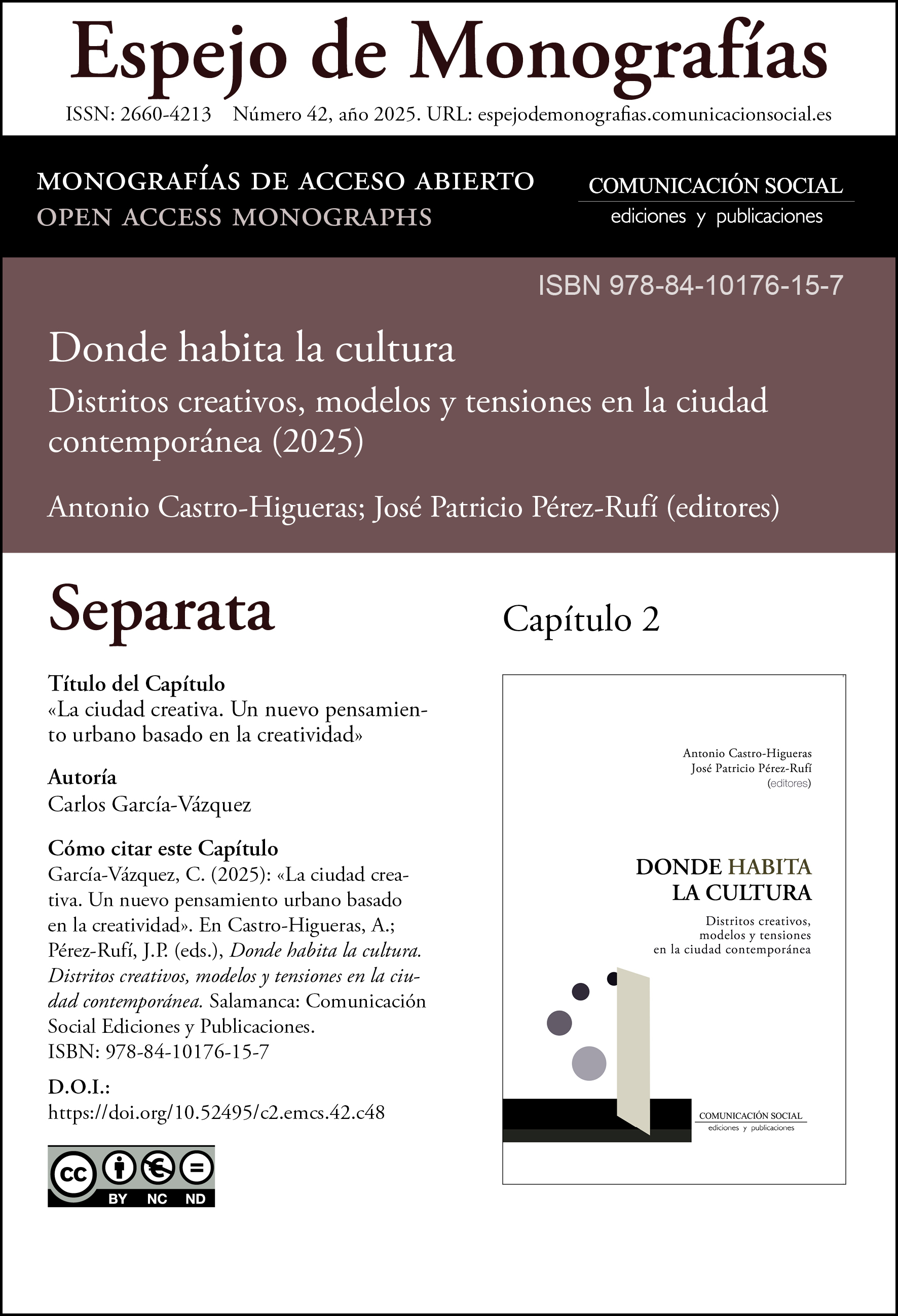 Separata correspondiente al capítulo 2