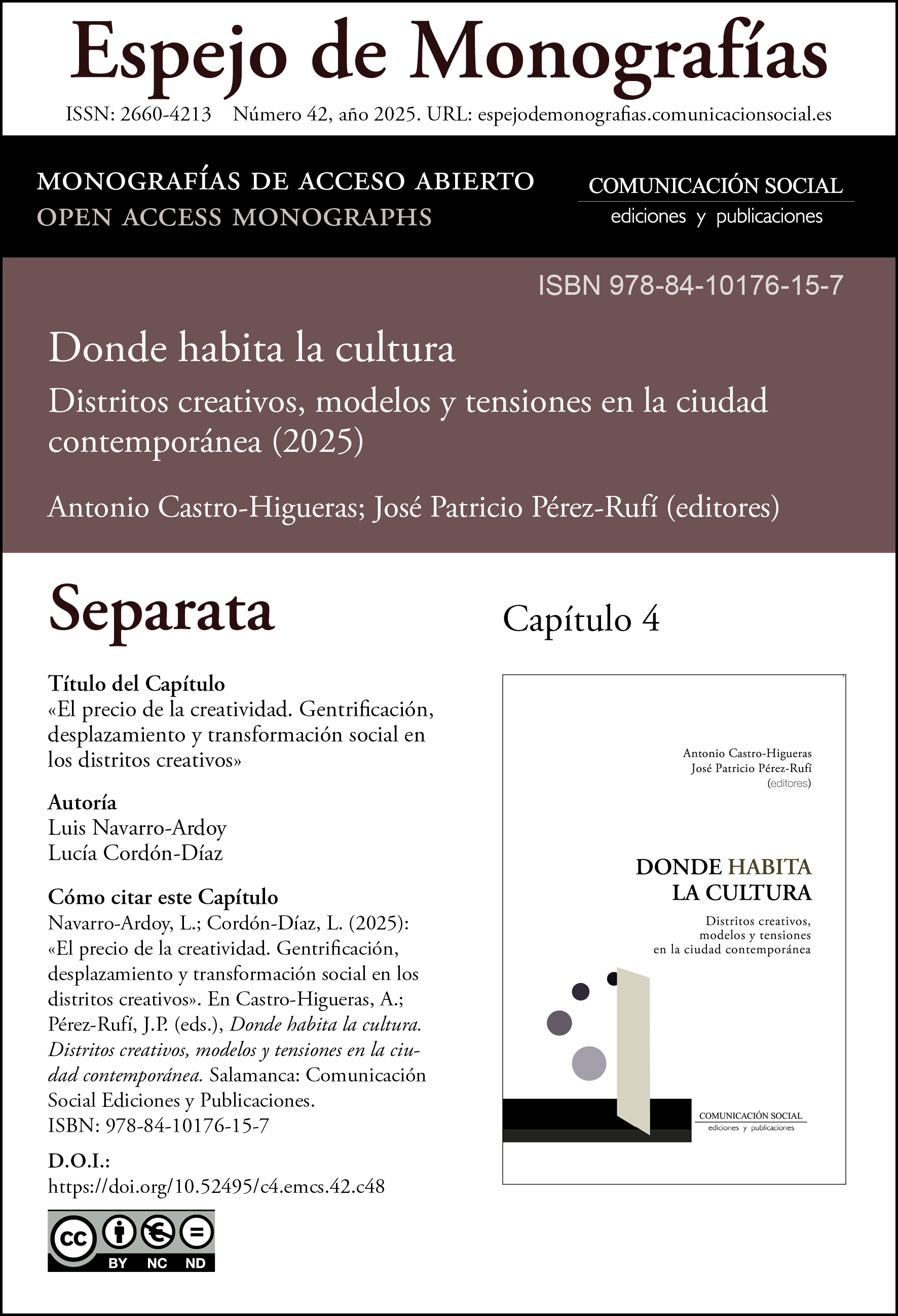 Separata correspondiente al capítulo 4