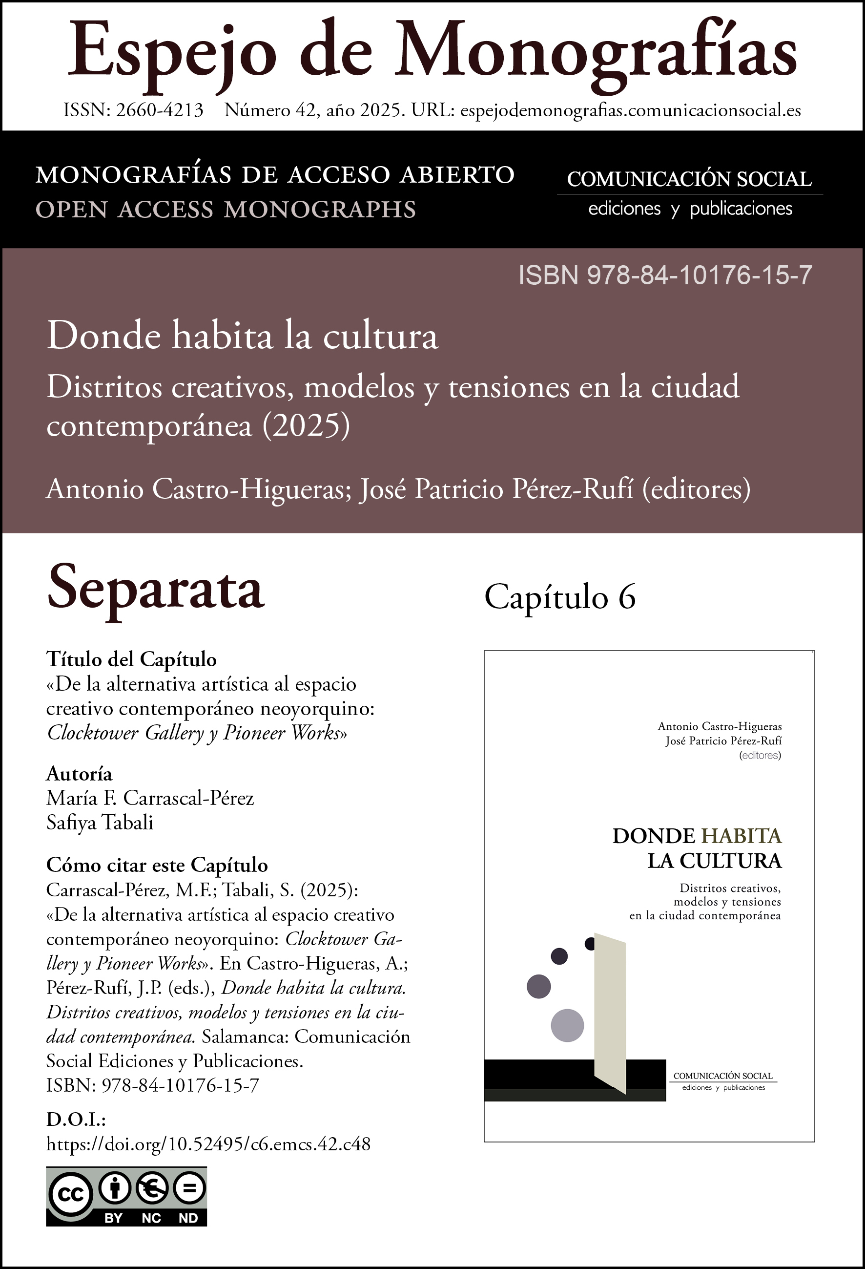 Separata correspondiente al capítulo 6
