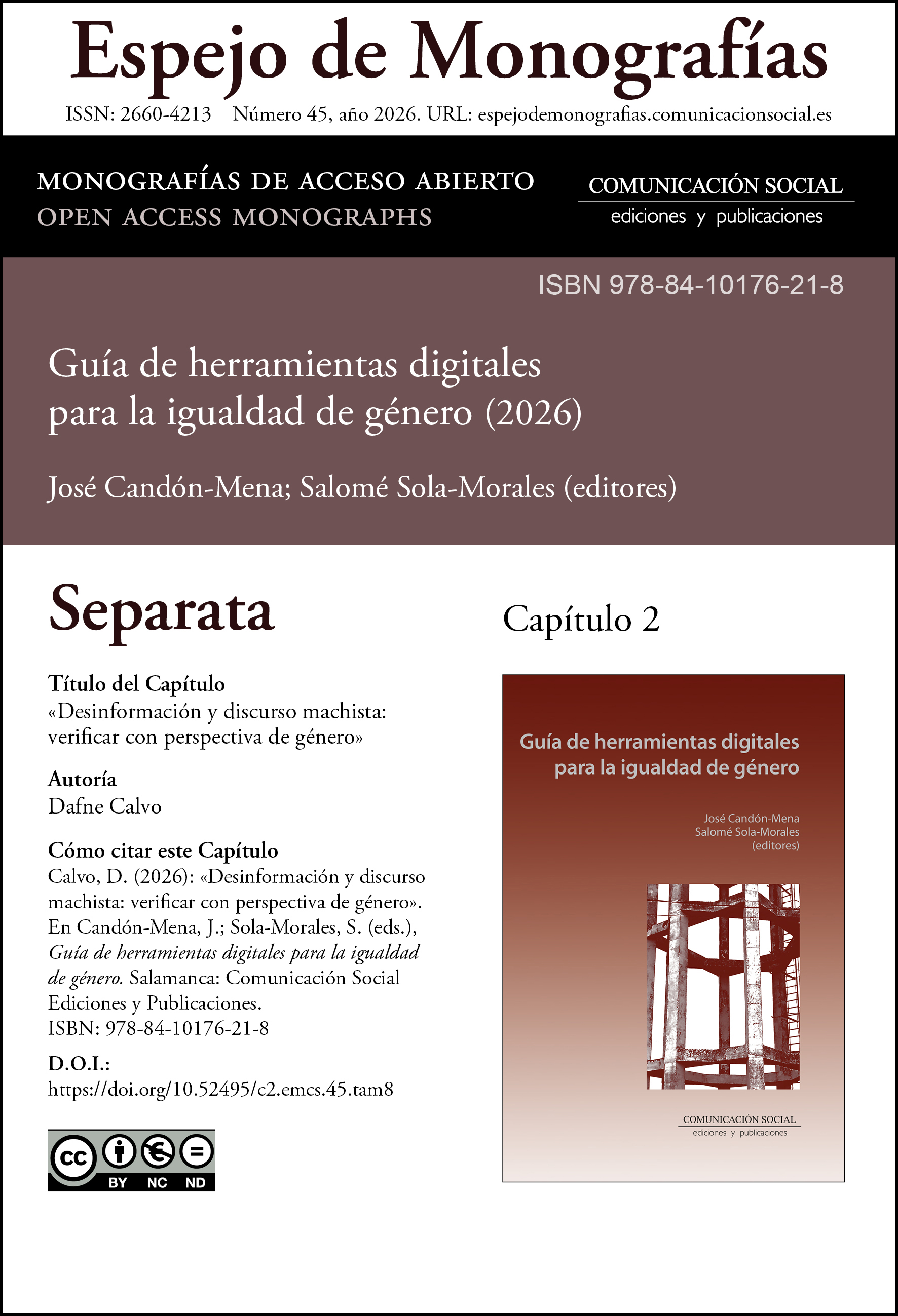 Separata correspondiente al capítulo 2
