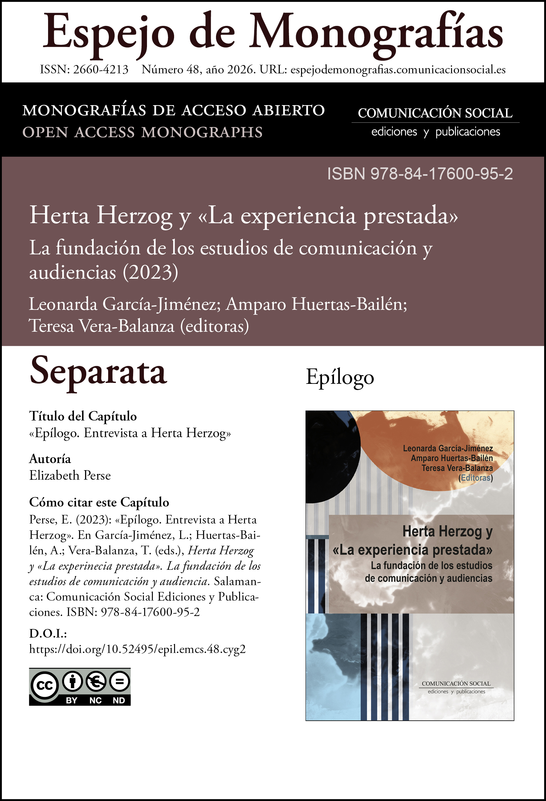 Separata correspondiente al capítulo 6