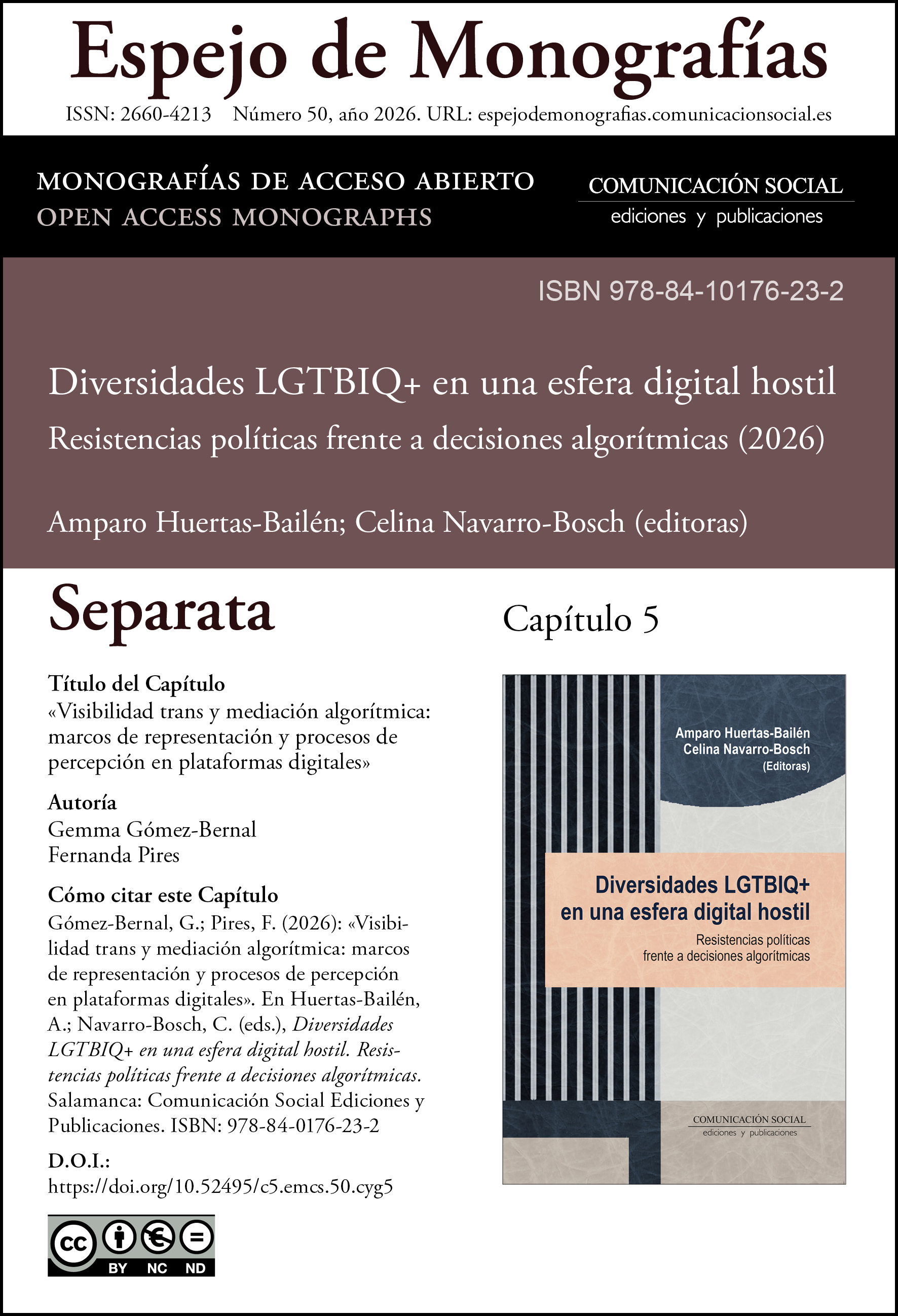 Separata correspondiente al capítulo 5