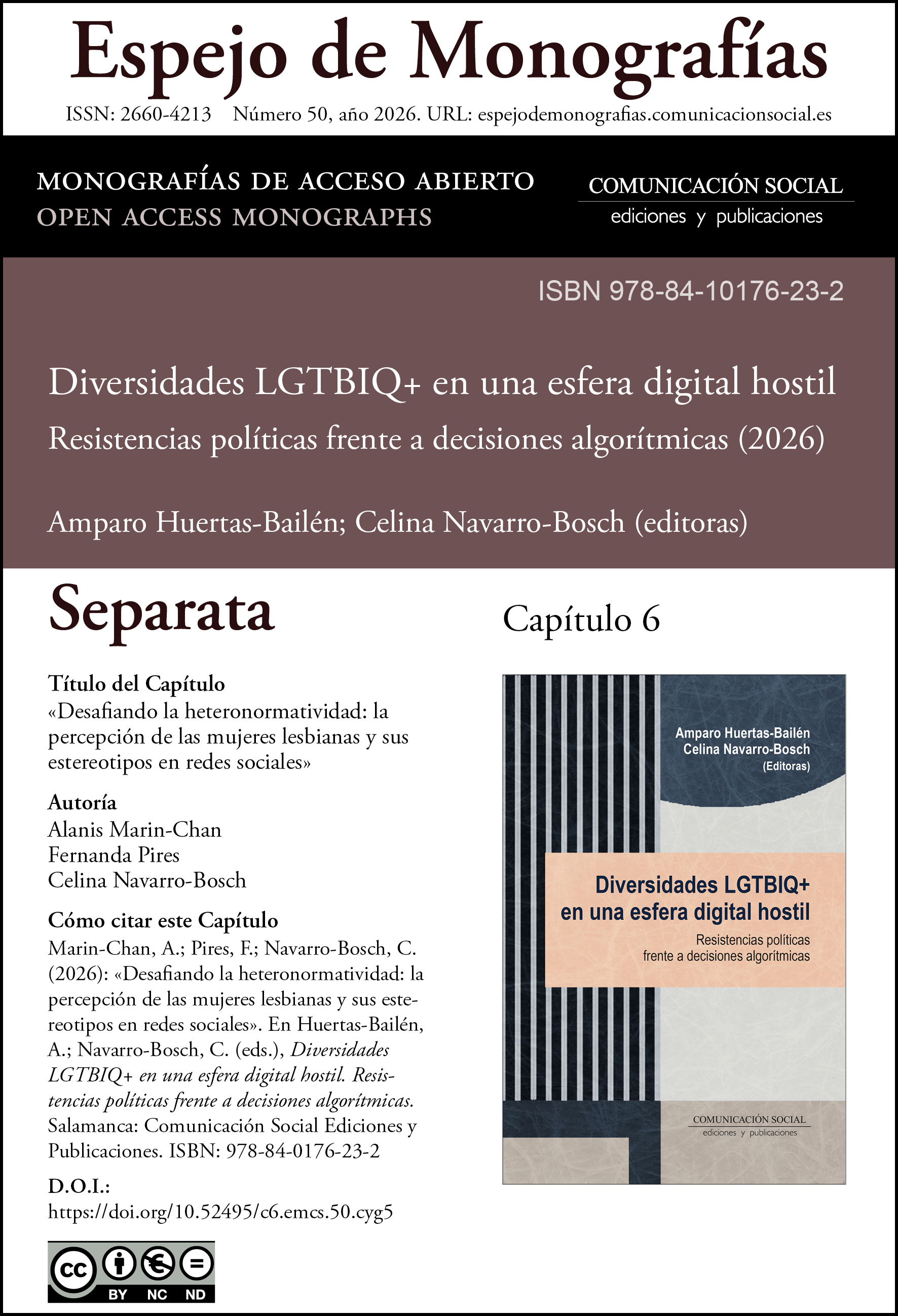 Separata correspondiente al capítulo 6