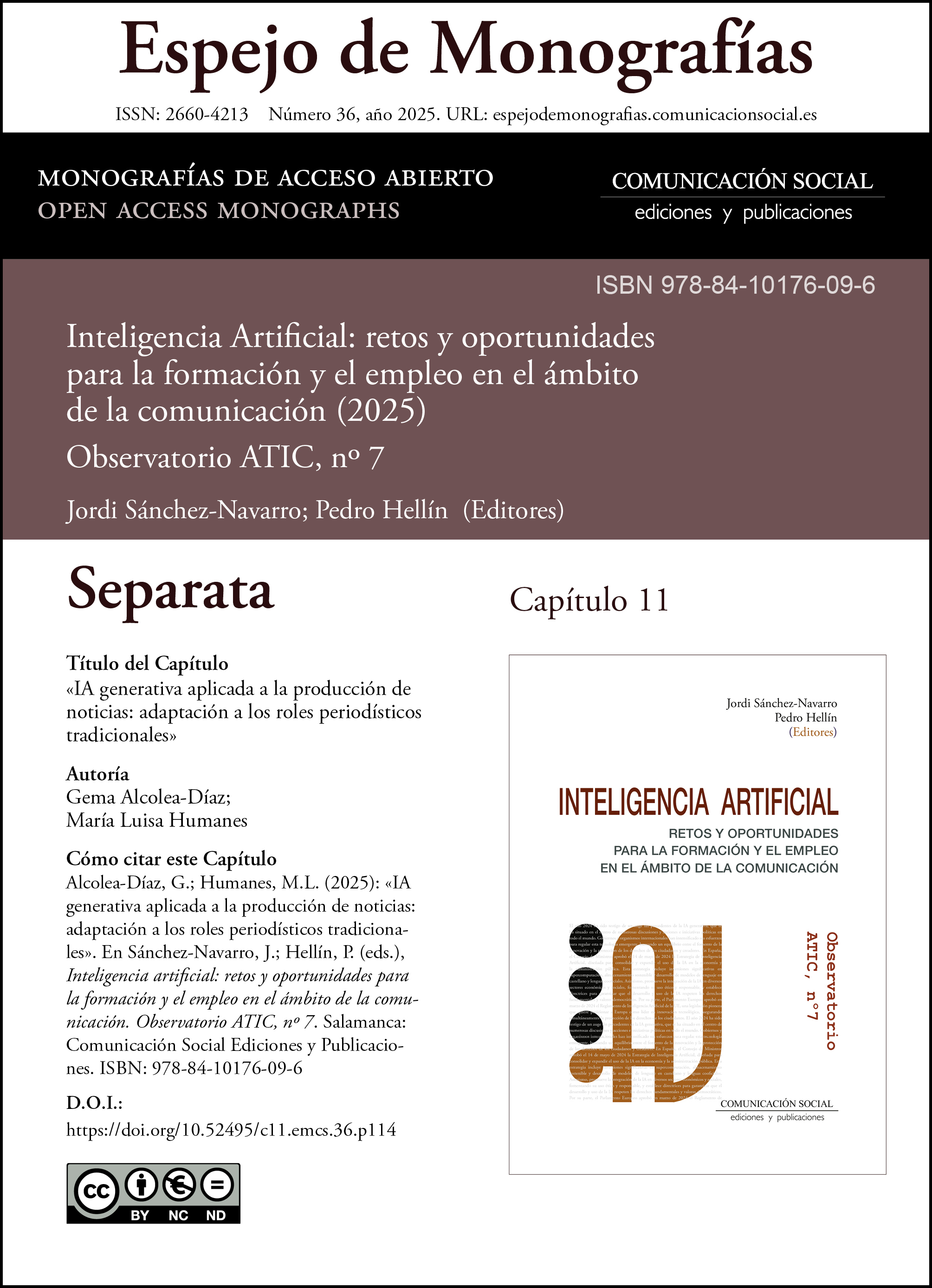 Separata correspondiente al capítulo 11