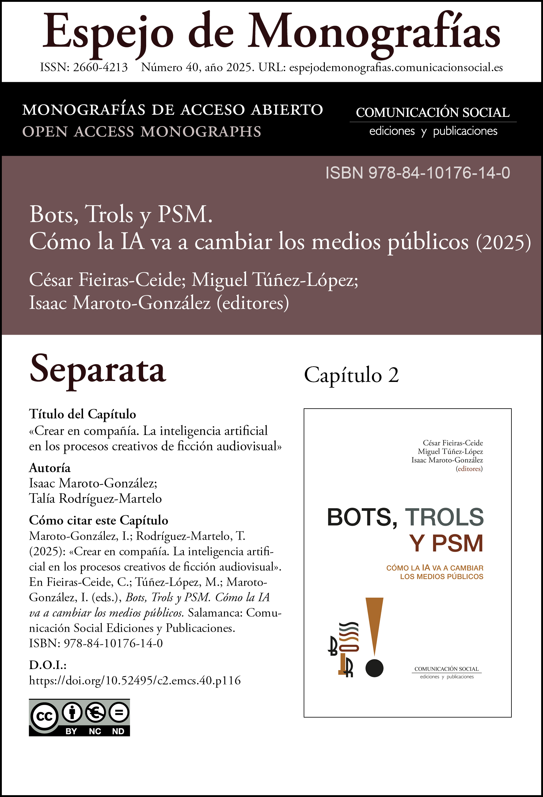 Separata correspondiente al capítulo 2